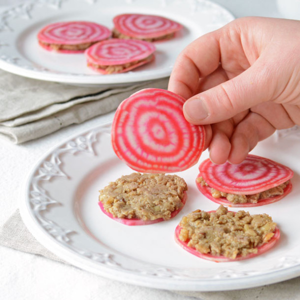 Raw CandyStriped Beet Ravioli Simple Seasonal