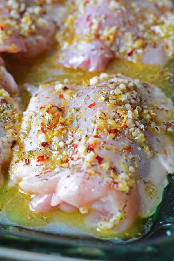 Lemon Herb Crusted Chicken Thighs Simple Seasonal