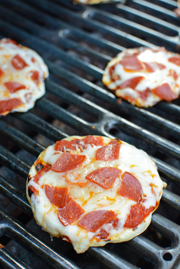 Pattypan Pizza on the Grill