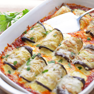 Eggplant Stuffed Shells - Simple Seasonal