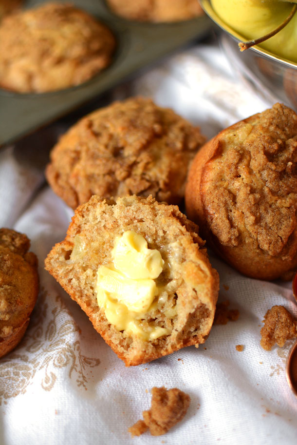 Apple Wheat Morning Muffins