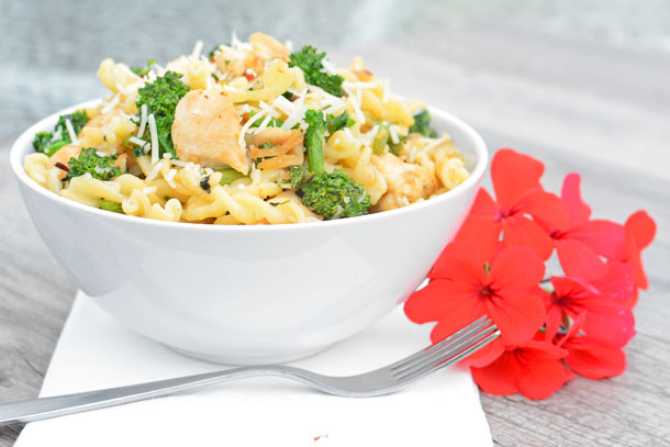 Broccoli Rabe and Chicken Pasta Bowl