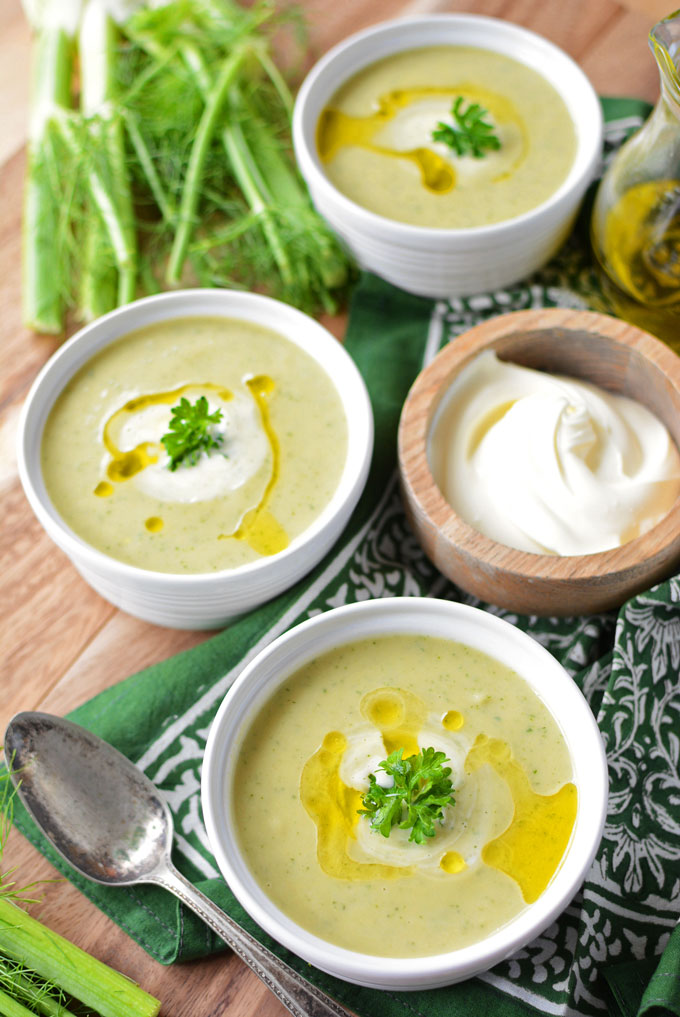 Celeriac and Fennel Soup Simple Seasonal