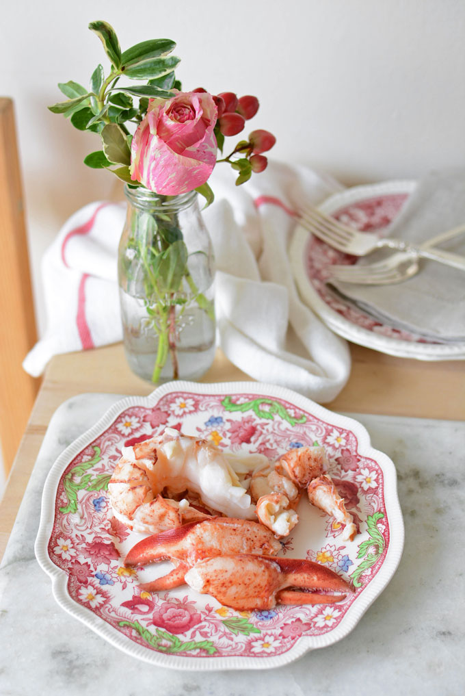 Lobster Linguine in Blushing Saffron Sauce - Simple Seasonal