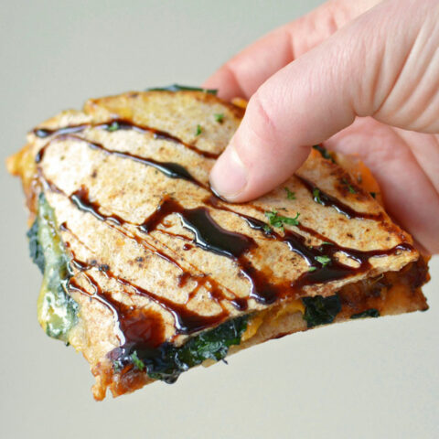 Sweet Potato and Gouda Quesadillas