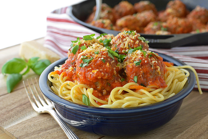 Italian Meatballs with Beef and Pork