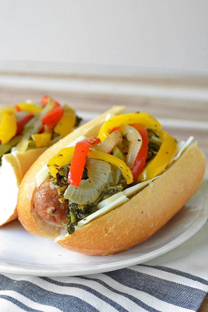 Philly Style Italian Sausage and Pepper Sandwiches - Simple Seasonal