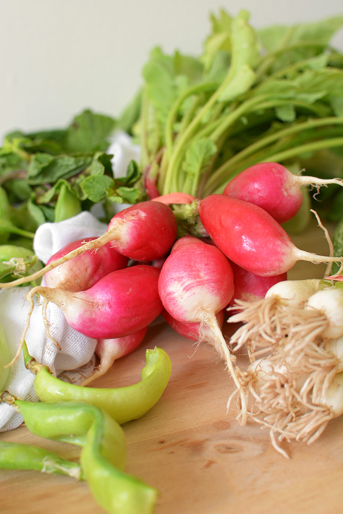 Julienned Snow Pea and Radish Salad - Simple Seasonal