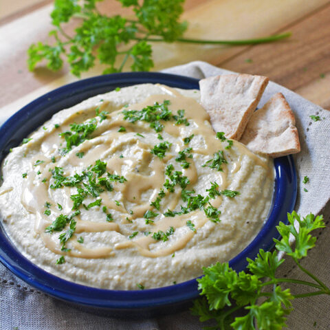 Homemade Roasted Garlic Baba Ganoush