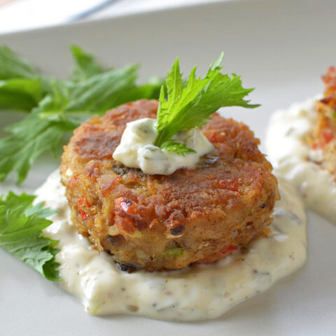 Maryland Style Blue Crab Cakes - Finally, a crab cake recipe that everyone can get behind. Lots and lots of crab and ZERO pointless filler! | SimpleSeasonal.com