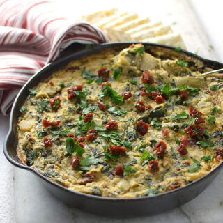 Dairy-Free Hot Spinach Artichoke Dip - Simple Seasonal