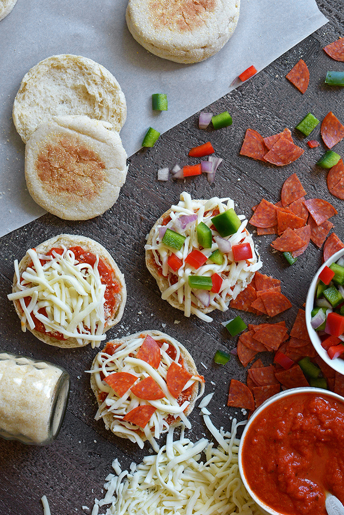 Freezer English Muffin Mini Pizzas