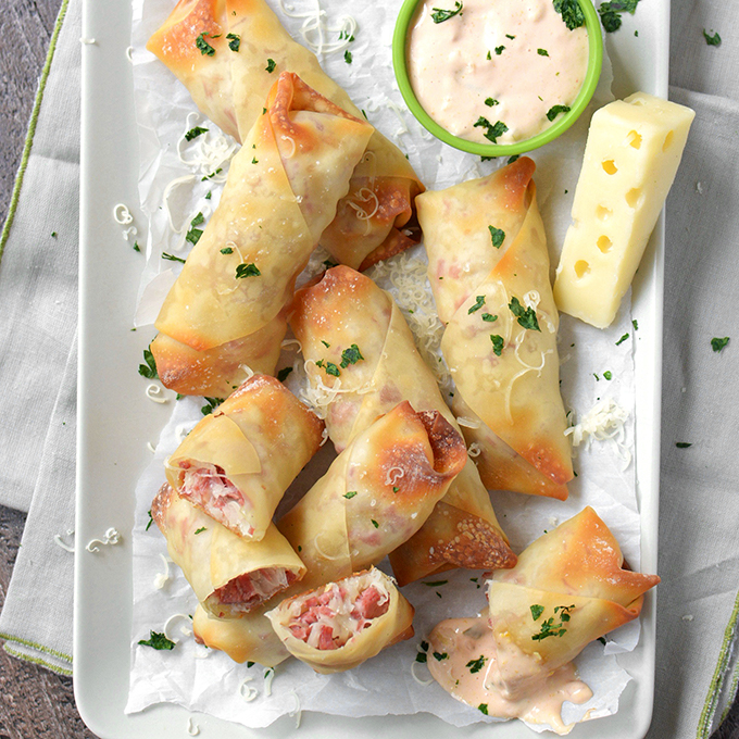 Baked Rainbow Vegetable Eggrolls