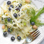 Fennel, Kohlrabi and Blueberry Salad
