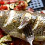 Roasted Bass and Summer Vegetables