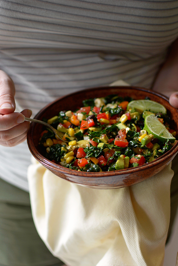 Fiesta Chopped Chipotle Kale Salad