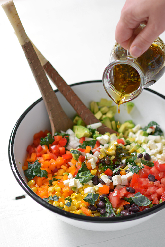 Fiesta Chopped Chipotle Kale Salad