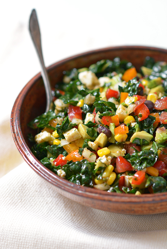 Fiesta Chopped Chipotle Kale Salad