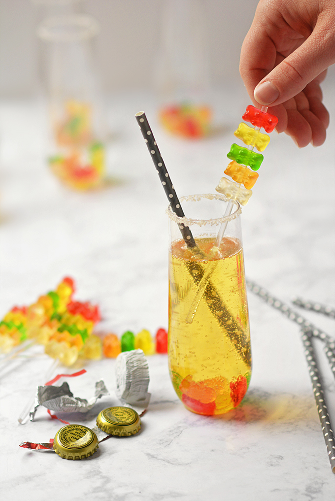 Gummy Bear Mocktails - Simple Seasonal