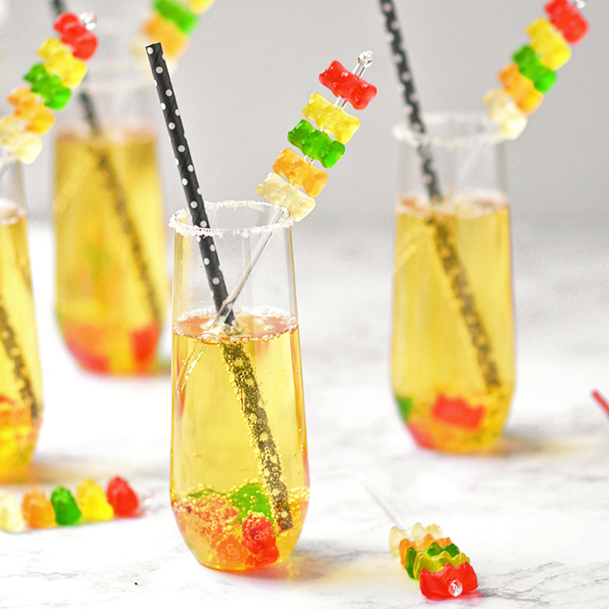 Gummy Bear Mocktails 