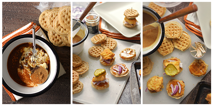 How to Make Chicken and Waffle Sliders