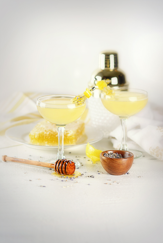 Lavender Bee's Knees Cocktail