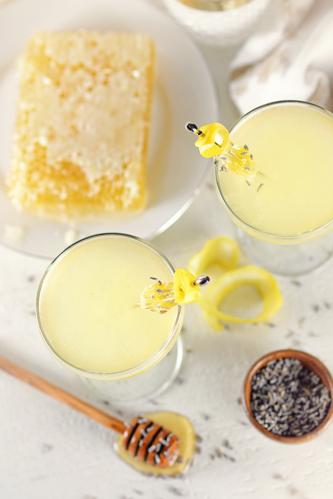 Lavender Bee's Knees Cocktail