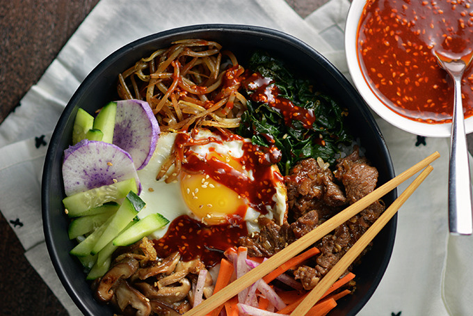 Korean Bibimbap Bowls 