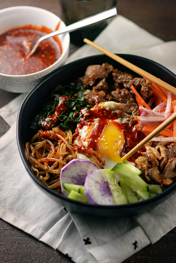 Korean Bibimbap Bowls - Simple Seasonal