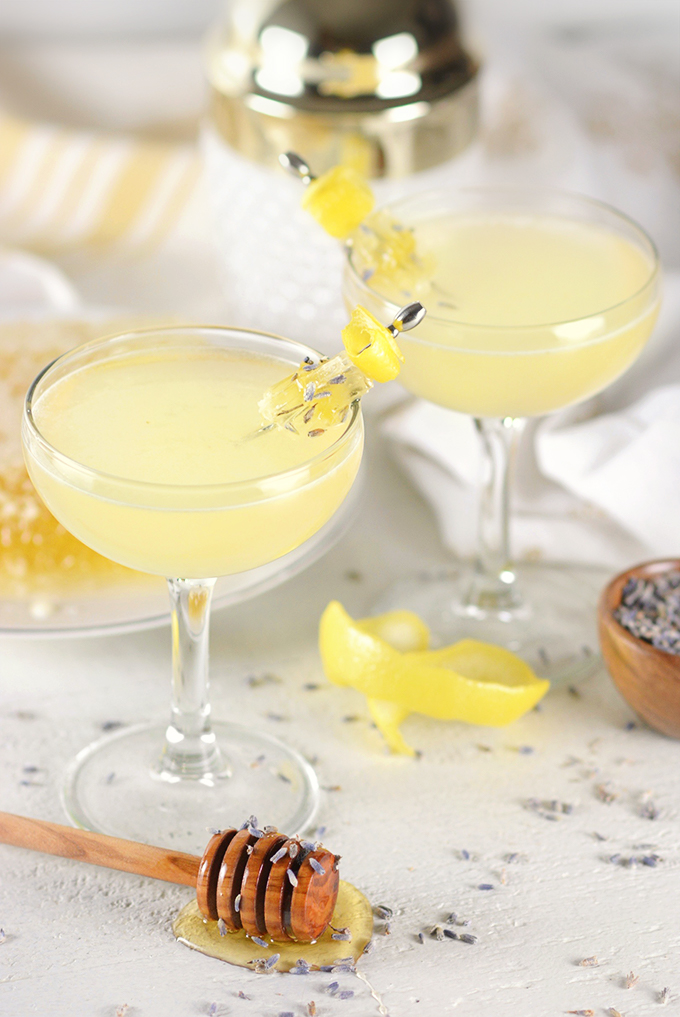 Lavender Bee's Knees Cocktail