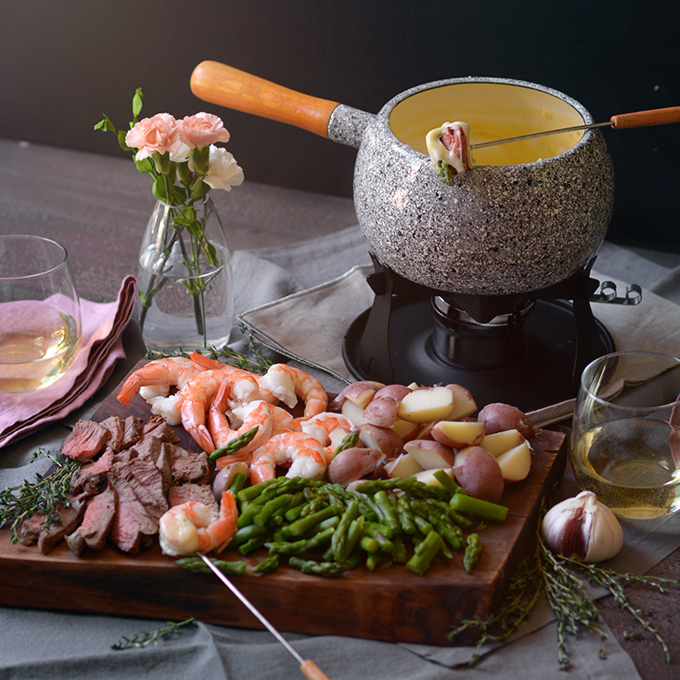 Fondue Party Ideas and RECIPE by Lindi Haws of Love The Day
