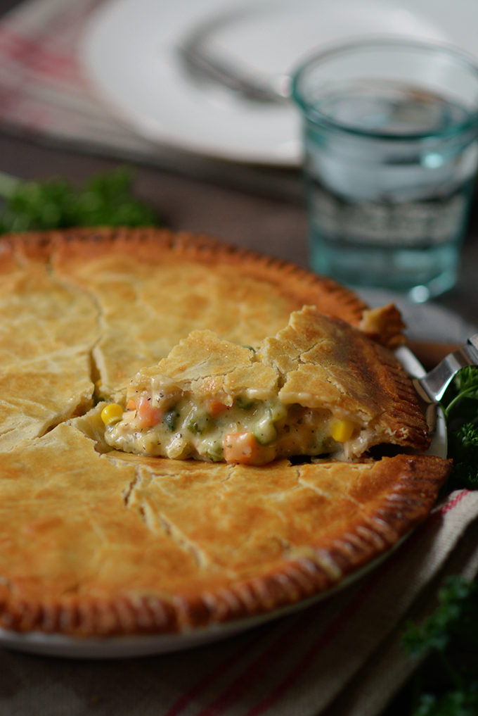 Leftover Chicken or Turkey Pot Pie