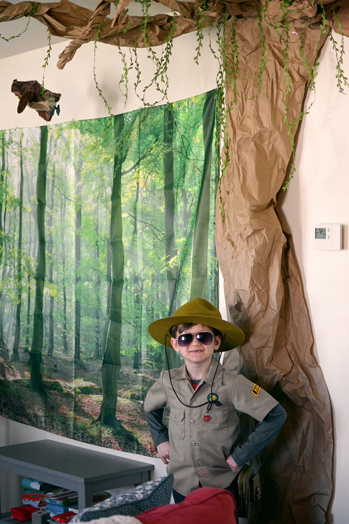 Homemade Paper Wall Trees