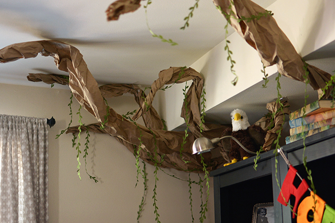 Homemade Paper Wall Trees