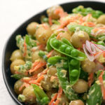 Spring Vegetable Creme Fraiche Potato Salad