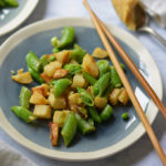 Ginger Miso Turnips and Sugar Snap Peas