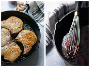 Skillet Pork Chops with Blackberry Glaze - Simple Seasonal