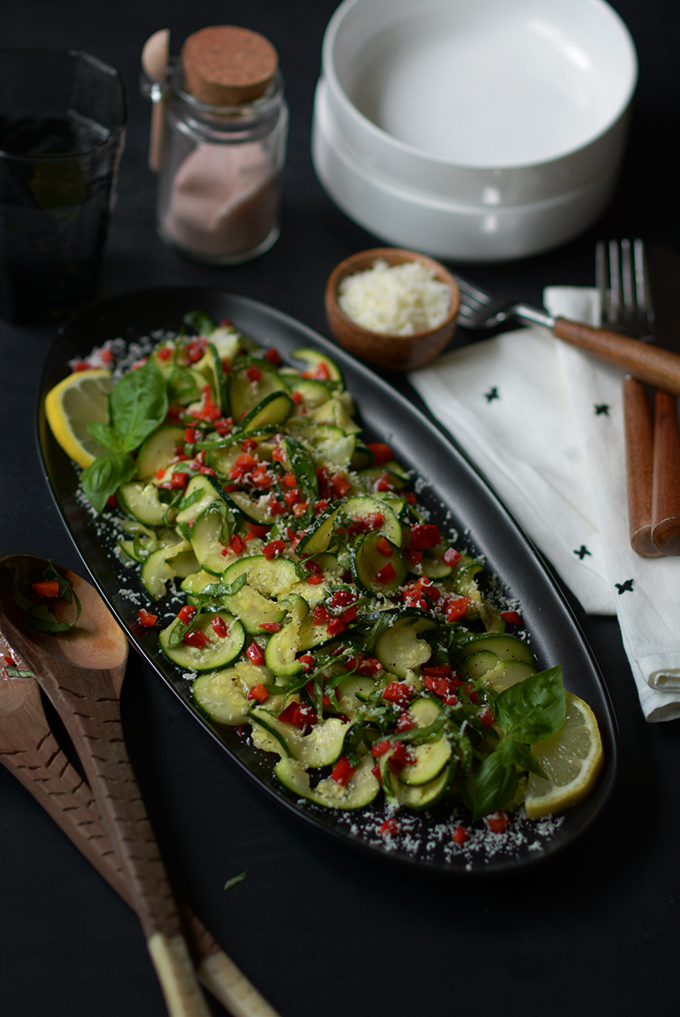 Zucchini and Peppadew Pepper Salad