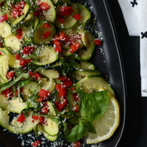 Zucchini and Peppadew Pepper Salad