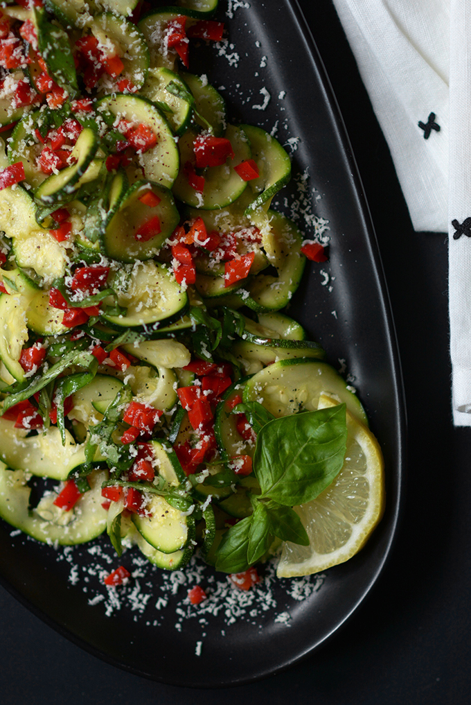 Zucchini and Peppadew Pepper Salad