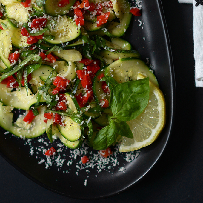 Zucchini and Peppadew Pepper Salad