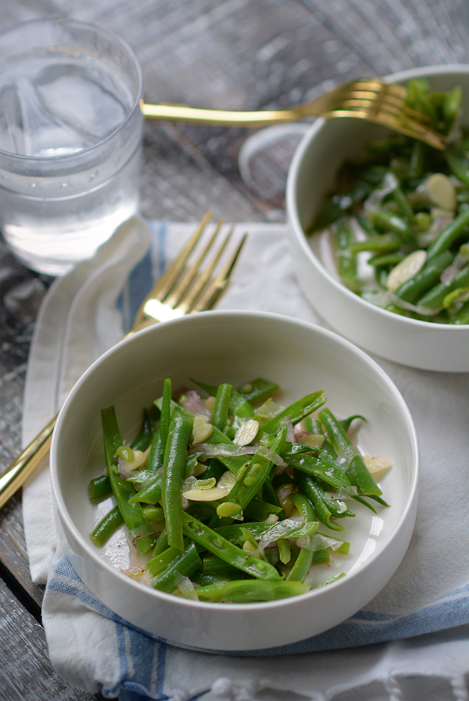 Green Beans Almondine Salad