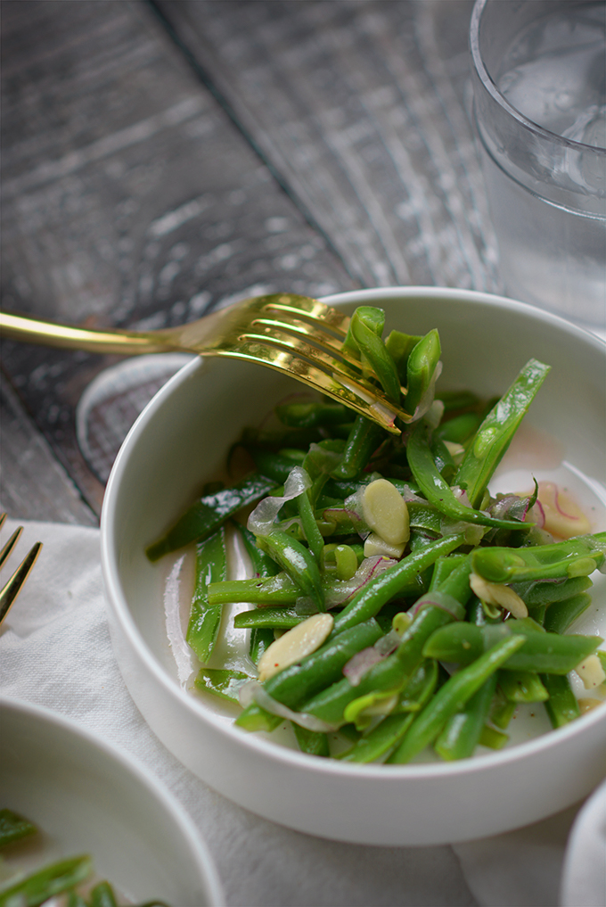 Green Beans Almondine Salad