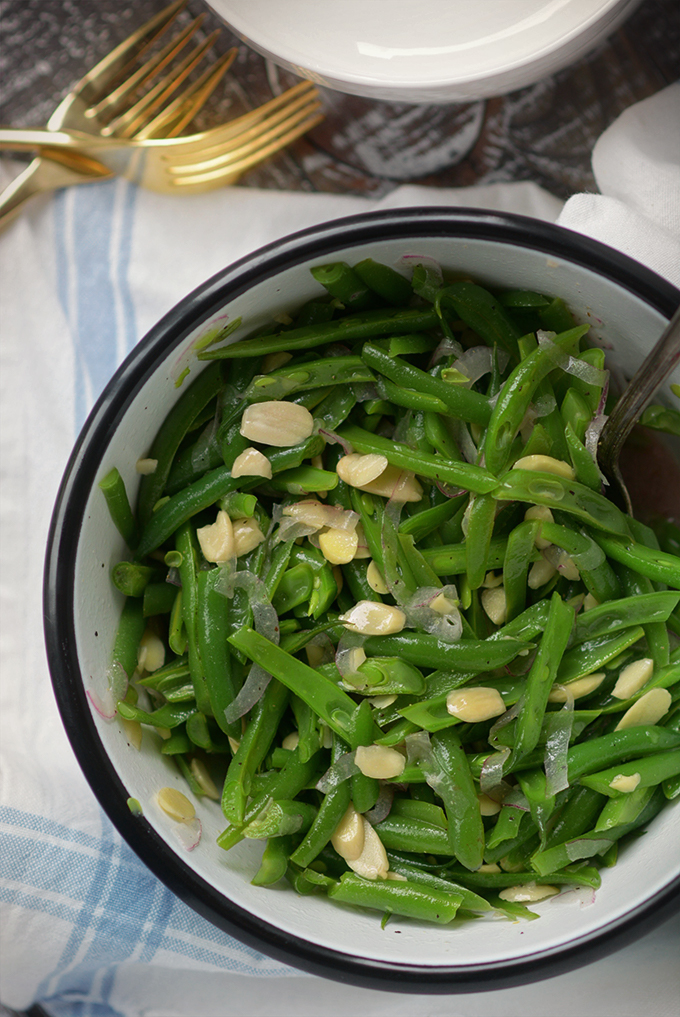 Green Beans Almondine Salad