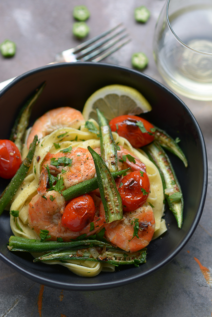 One-Skillet Shrimp and Okra