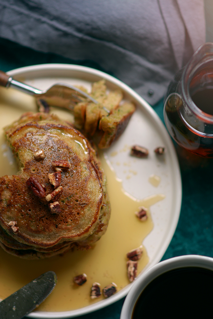 Zucchini Buttermilk Pancakes