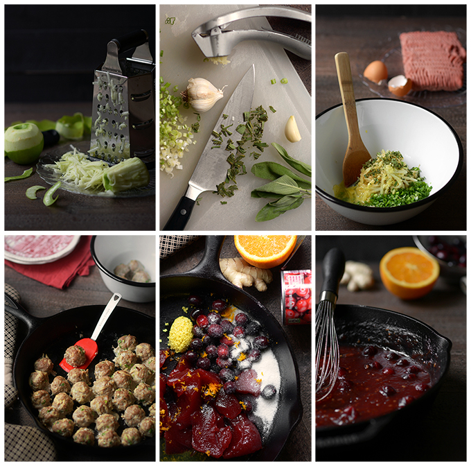 How to Make Turkey Meatballs with Cranberry Glaze