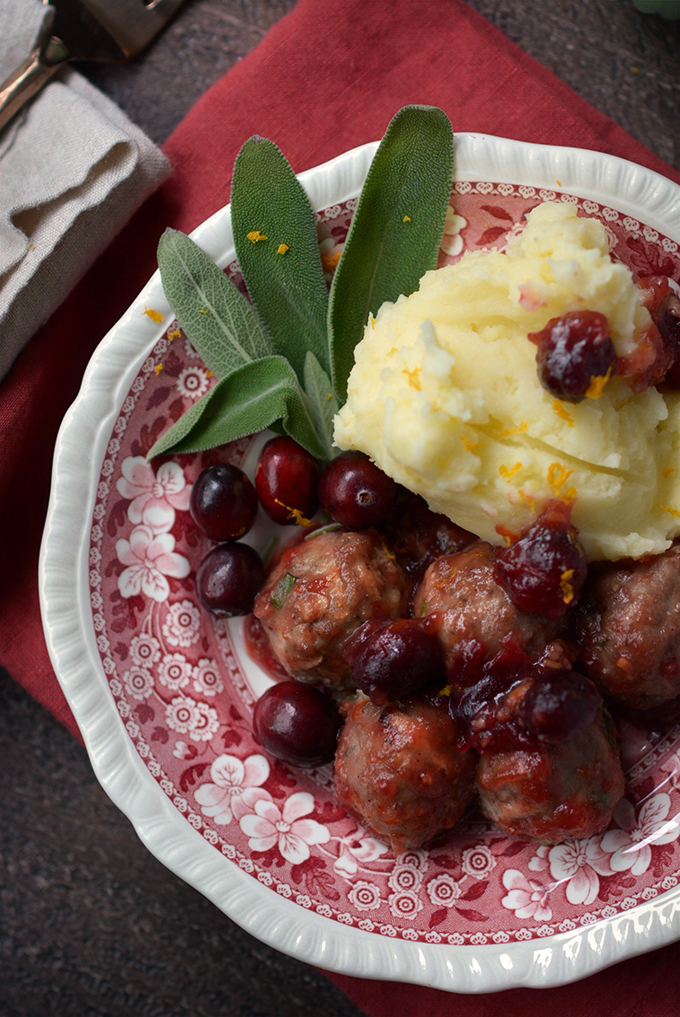 How to Make Turkey Meatballs with Cranberry Glaze