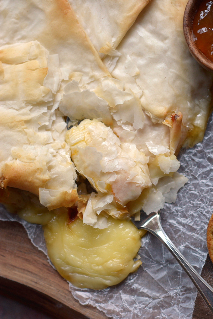 Phyllo Wrapped French Baked Brie - Simple Seasonal