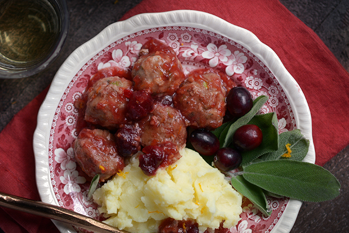 How to Make Turkey Meatballs with Cranberry Glaze